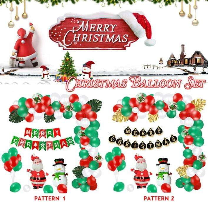 Christmas Balloon Kit, Festive Party Balloons, New Year Decor - available at Sparq Mart