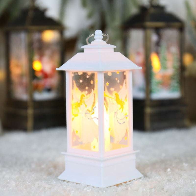 festive table lamp, LED candle lantern, night light elderly - available at Sparq Mart