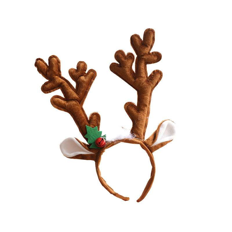 Christmas Antler Headwear, Festive Reindeer Headband, Holiday Deer Headpiece - available at Sparq Mart