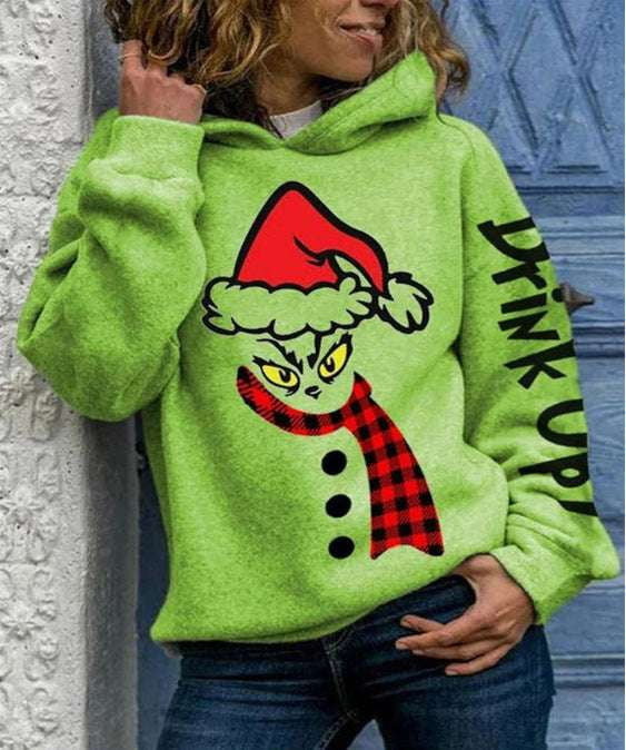 festive nerd apparel, geek Christmas sweatshirt, women's holiday hoodie - available at Sparq Mart