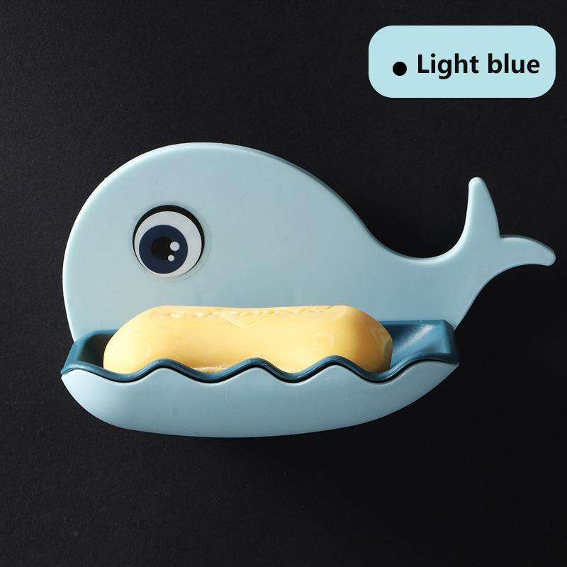 cute drain shelf, organized wall shelf, whale suction cup shelf - available at Sparq Mart