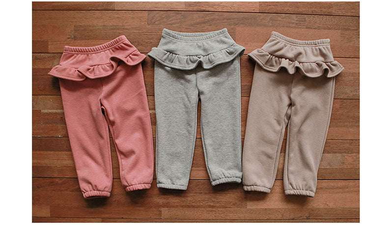 Fleece Lined Culottes, Girls Winter Skirt-pants, Kids Casual Culottes - available at Sparq Mart