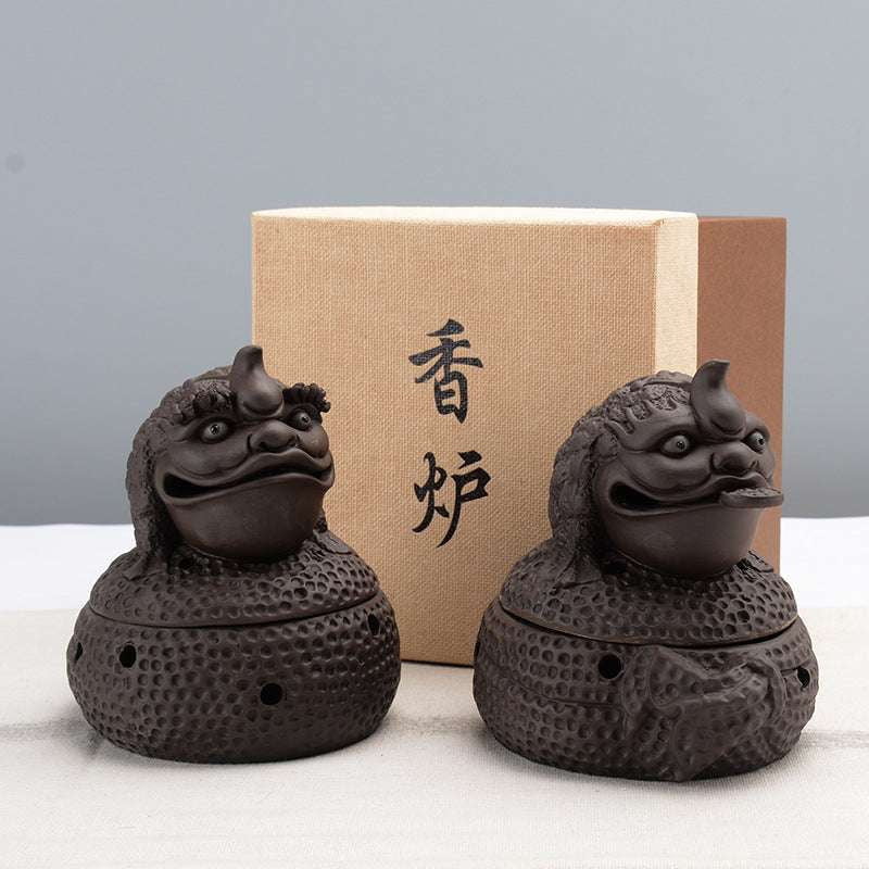 Backflow Toad Burner, Lucky Incense Burner, Zisha Decorative Piece - available at Sparq Mart