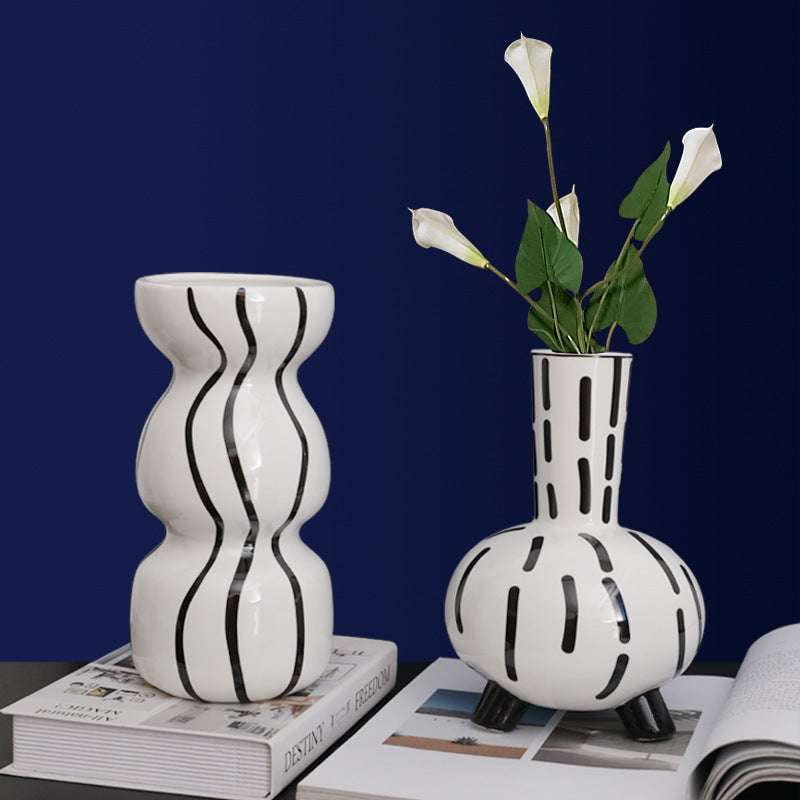 Creative Vase Designs, Minimalist Vase Decor, Nordic Ceramic Vase - available at Sparq Mart