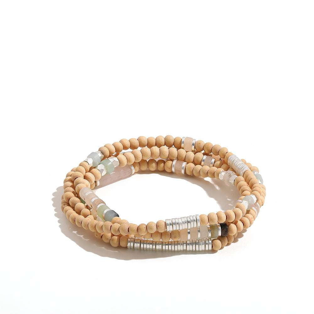 Eco-friendly Bracelet, Handmade Bead Bracelet, Wooden Bead Jewelry - available at Sparq Mart