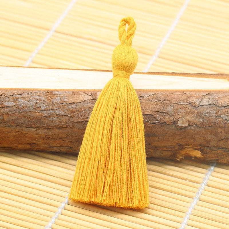 DIY Custom Tassel, Handmade Cotton Tassel, Small Tassel Accessories - available at Sparq Mart