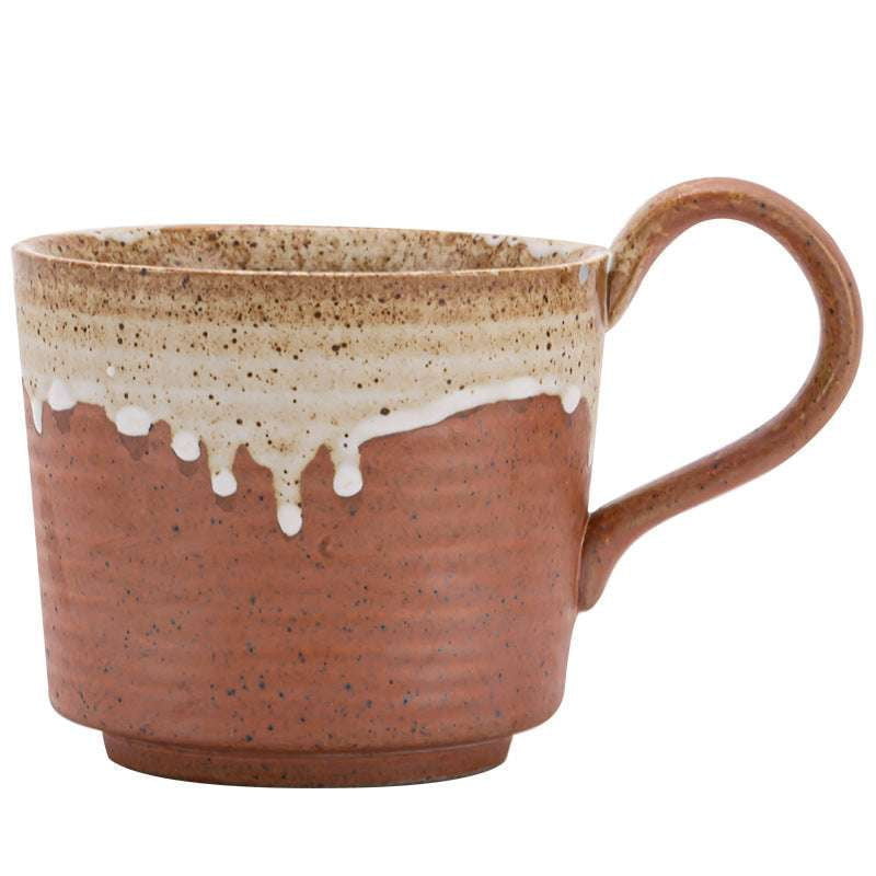 handmade ceramic cup, Japanese stoneware mug, retro coffee cup - available at Sparq Mart