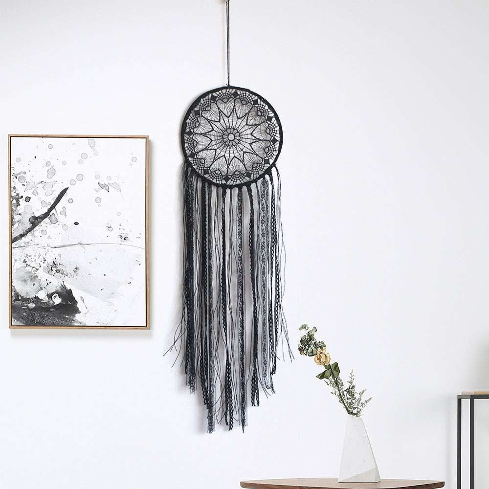 Handmade Home Accents, Lace Dream Catcher, Tassel Ornament Decor - available at Sparq Mart