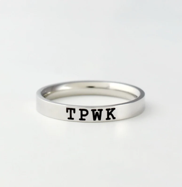 Customizable Gift, Handmade Monogram Ring - available at Sparq Mart