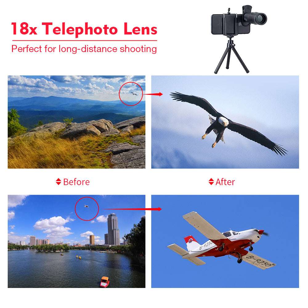 Intelligent Focusing, Mobile Phone Telephoto Lens - available at Sparq Mart