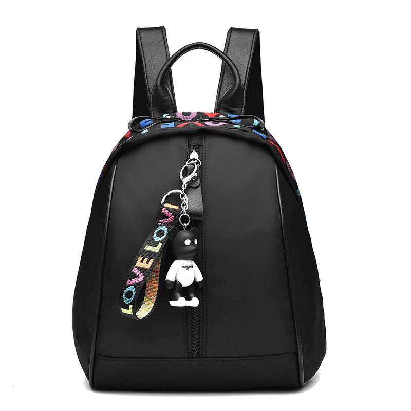 Alphabet Ribbon Backpack, Designer Women Bag, High Quality Backpack - available at Sparq Mart