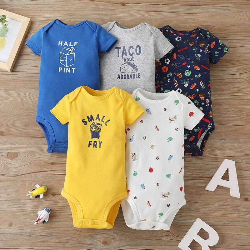 baby onesies set, comfortable baby outfit, infant bodysuit pack - available at Sparq Mart