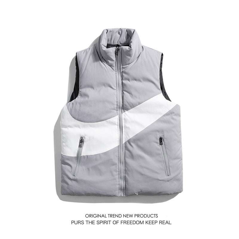 Cotton Vests, High Quality Vests, Stand Collar Vests - available at Sparq Mart