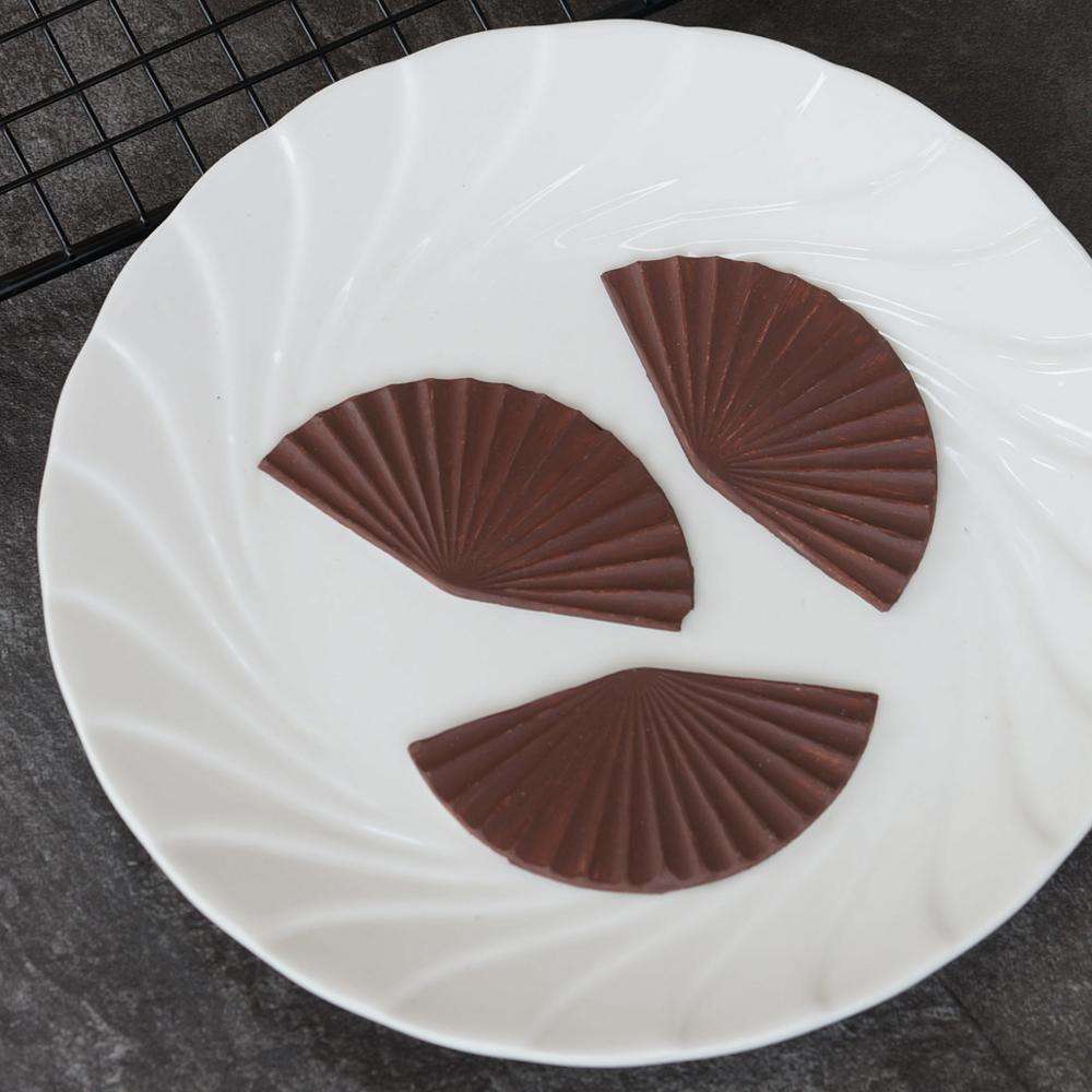 Cake Mold, Fan-shaped Mold, White Mold - available at Sparq Mart