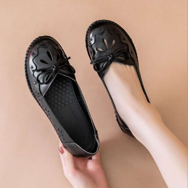 Comfortable Women's Shoes, Genuine Leather Shoes, Soft Sole Shoes - available at Sparq Mart