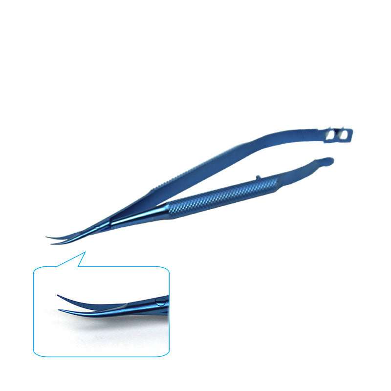 Microophthalmology Scissors, Straight Elbow, Titanium Alloy - available at Sparq Mart