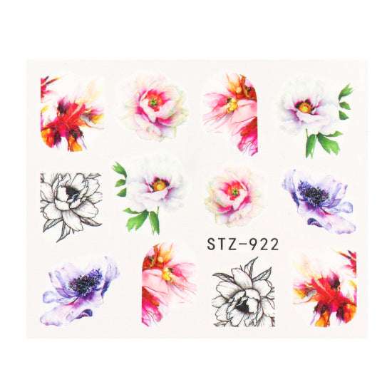 Butterfly, Nail Stickers, Rose Flowers - available at Sparq Mart