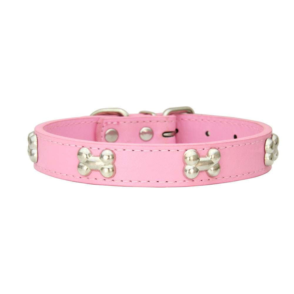 Durable Puppy Collar, Leather Dog Leash, Pet Leash Accessories - available at Sparq Mart