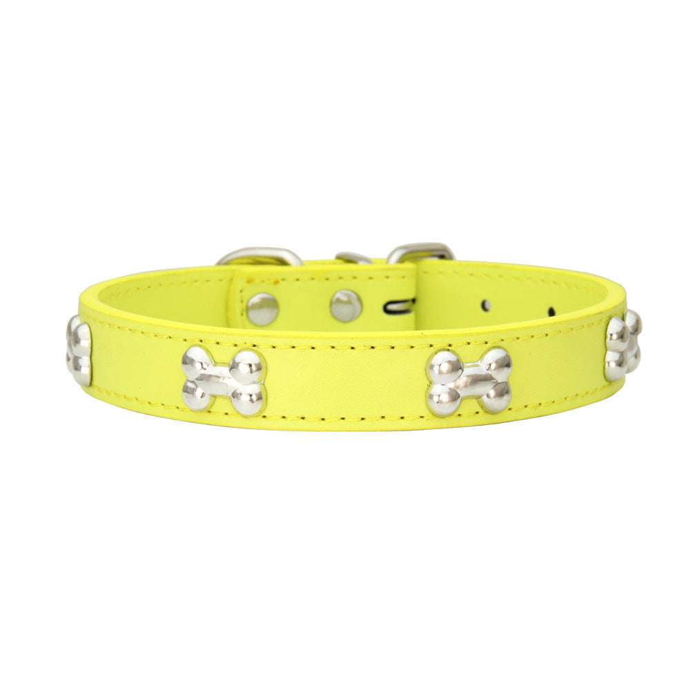 Durable Puppy Collar, Leather Dog Leash, Pet Leash Accessories - available at Sparq Mart