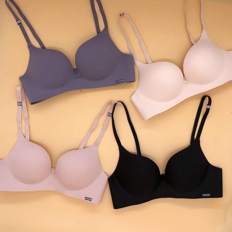 Chest Gather Bra, Ice Silk Bra, Sexy Bra - available at Sparq Mart