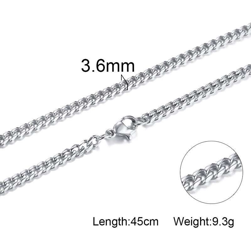 Durable Necklace, Stainless Steel Necklace, Stylish Necklace - available at Sparq Mart