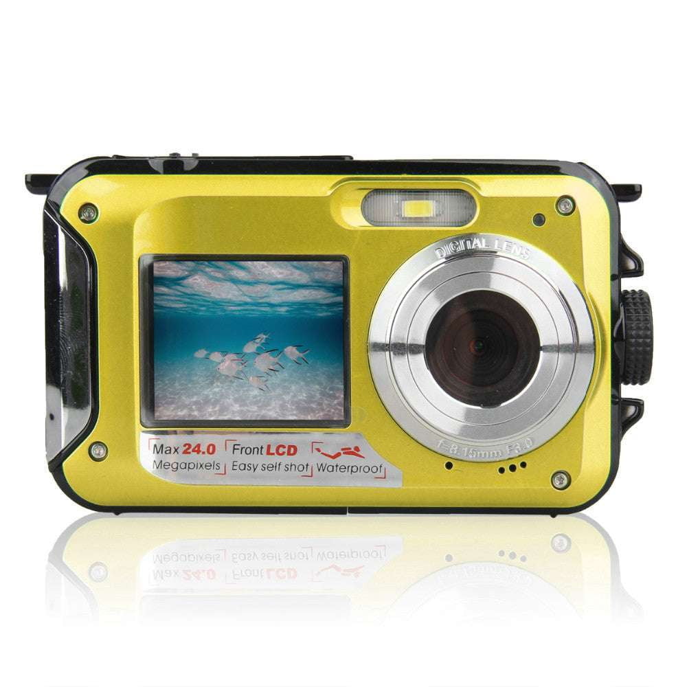 dual-screen camera, HD digital camera, Waterproof camera - available at Sparq Mart