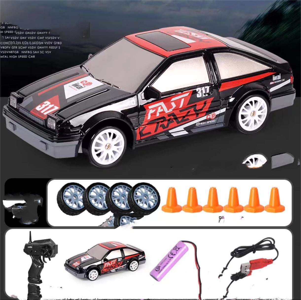 2.4G RC drift car, AE86 RC car, remote control GTR - available at Sparq Mart