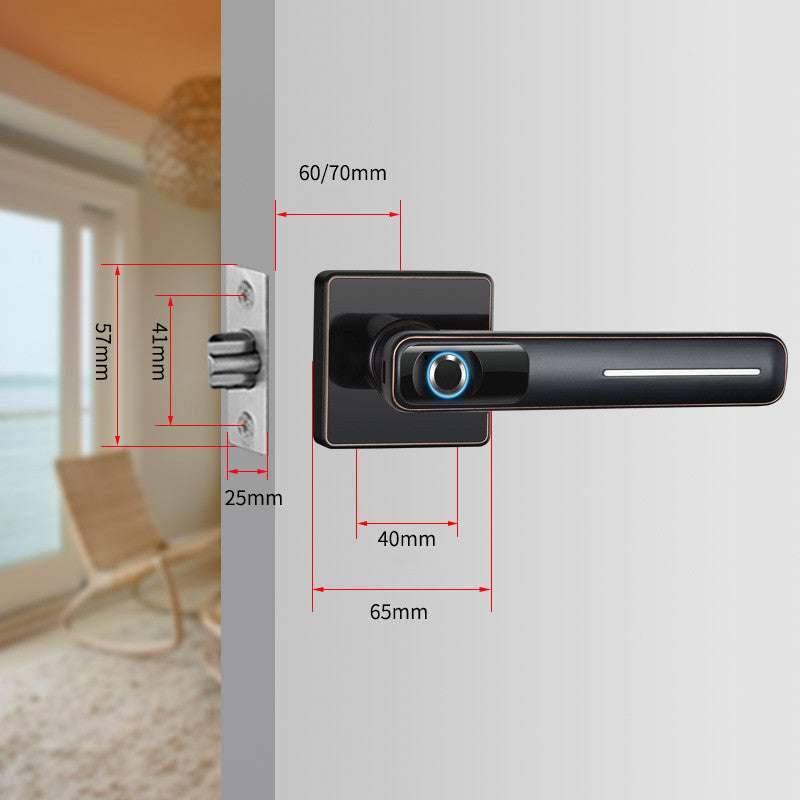 Hand Recognition Lock, Smart Fingerprint Lock, Square Ball Door Lock - available at Sparq Mart