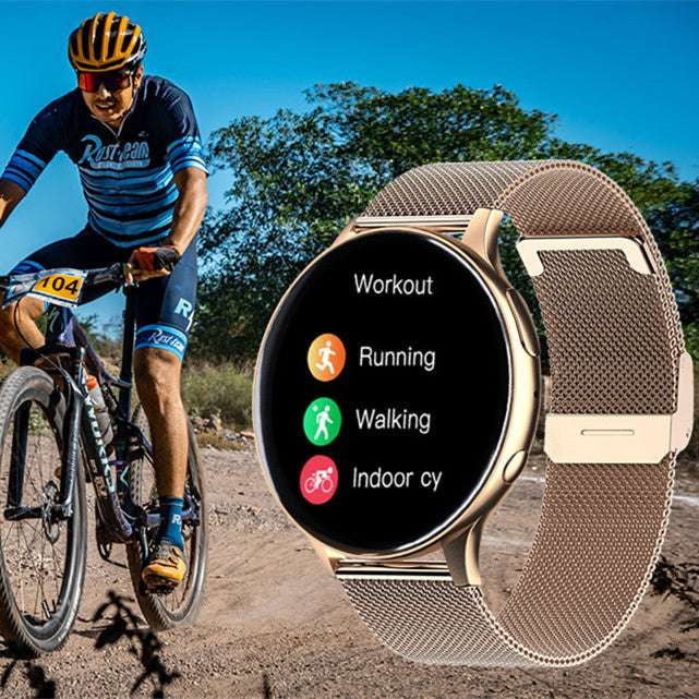 Bluetooth Calling Watch, Round Dial Smartwatch, Smartwatch Fitness Tracker - available at Sparq Mart