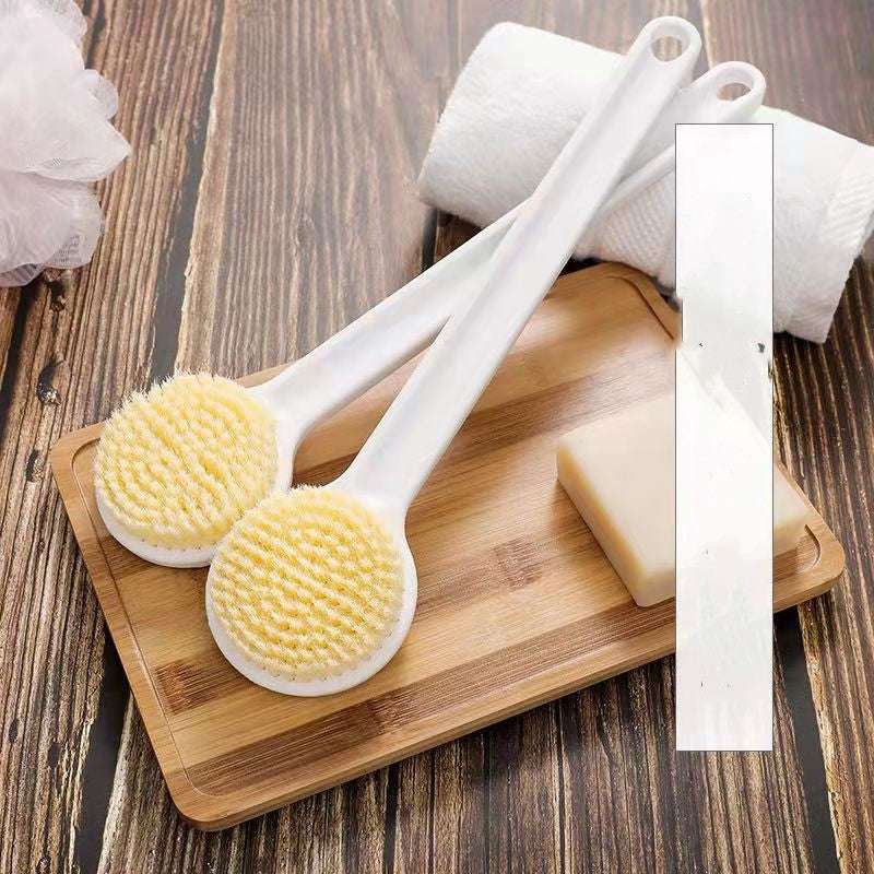 Japanese Style Massage Brush, Long Handle Brush, Soft Hair Brush - available at Sparq Mart