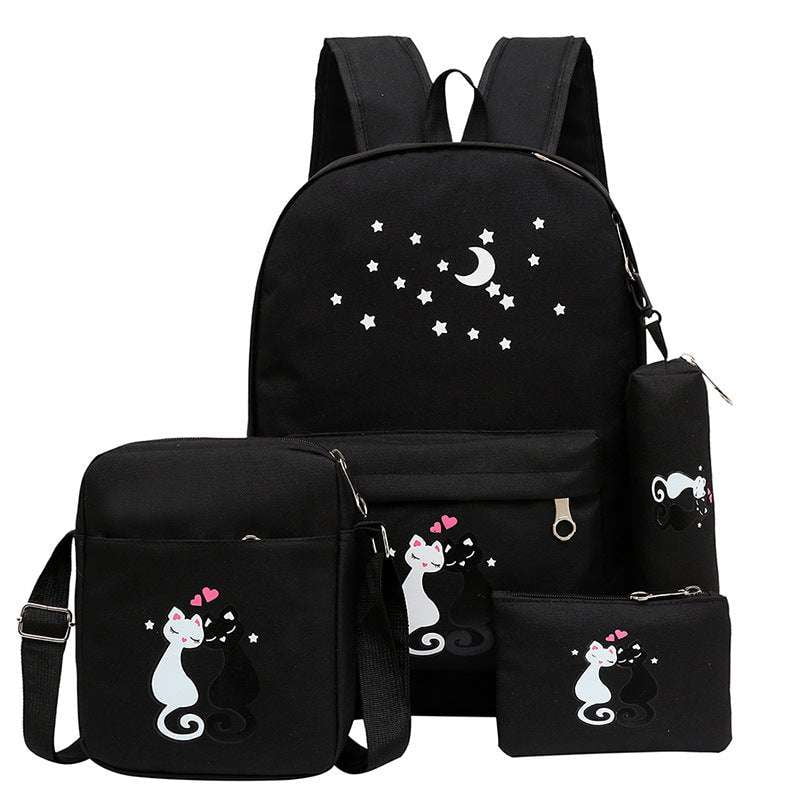 Cute Animal Backpack, Durable School Bag, Kids Canvas Backpack - available at Sparq Mart