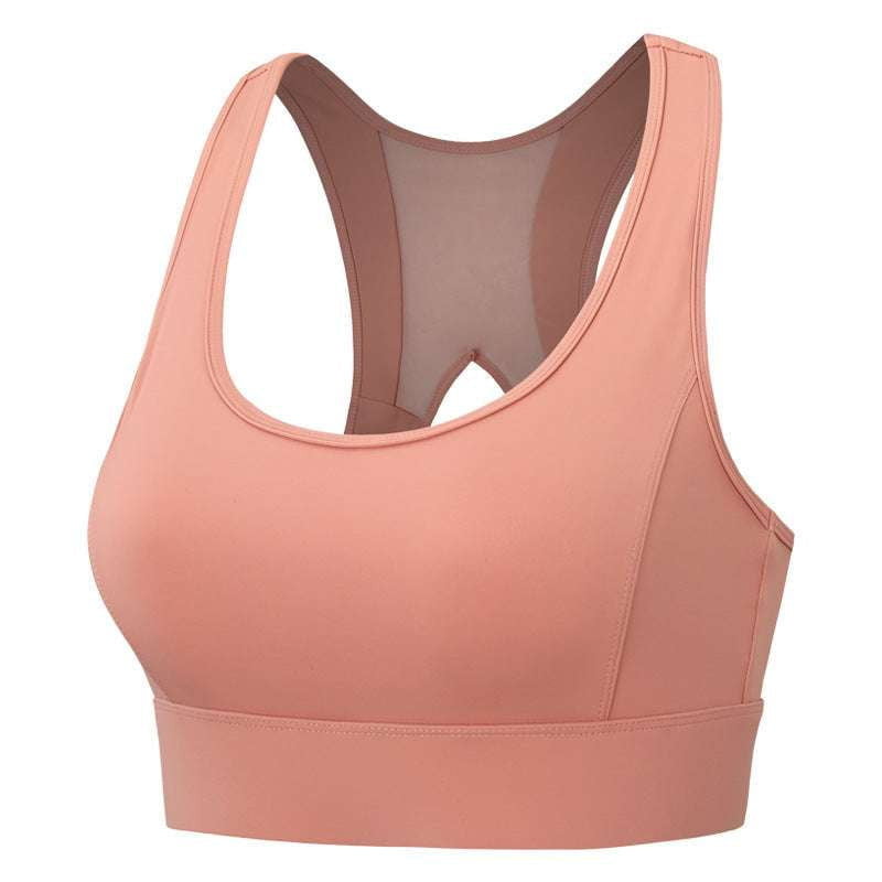 Beautiful Back Bra, Large Yoga Bra, Mesh Sports Underwear - available at Sparq Mart