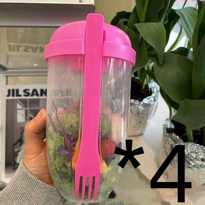 Leak-proof salad cup, modern minimalist cup, portable meal container - available at Sparq Mart