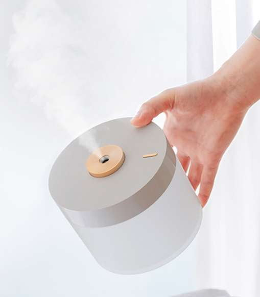 Large Capacity Humidifier, LED Night Humidifier, USB Bedroom Humidifier - available at Sparq Mart