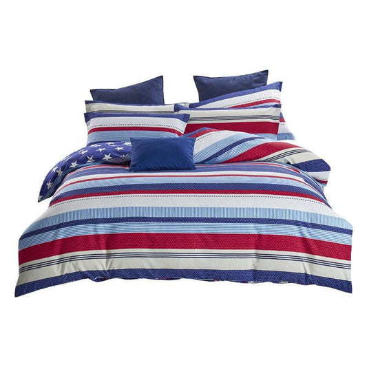 Brushed bedding, Luxurious bedding, Stripe bedding - available at Sparq Mart