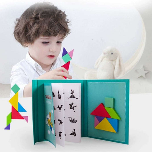 Creative Educational Toy, Kids, Magnetic Tangram Puzzle - available at Sparq Mart