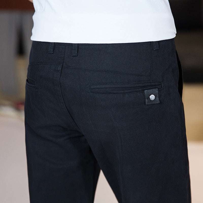 Cotton Casual Trousers, Men's Comfort Pants, Stylish Cotton Pants - available at Sparq Mart