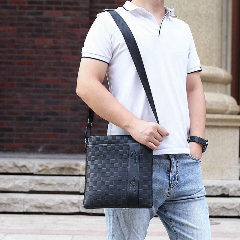 Business Messenger Bags, Casual Crossbody Bag, Leather Shoulder Bag - available at Sparq Mart