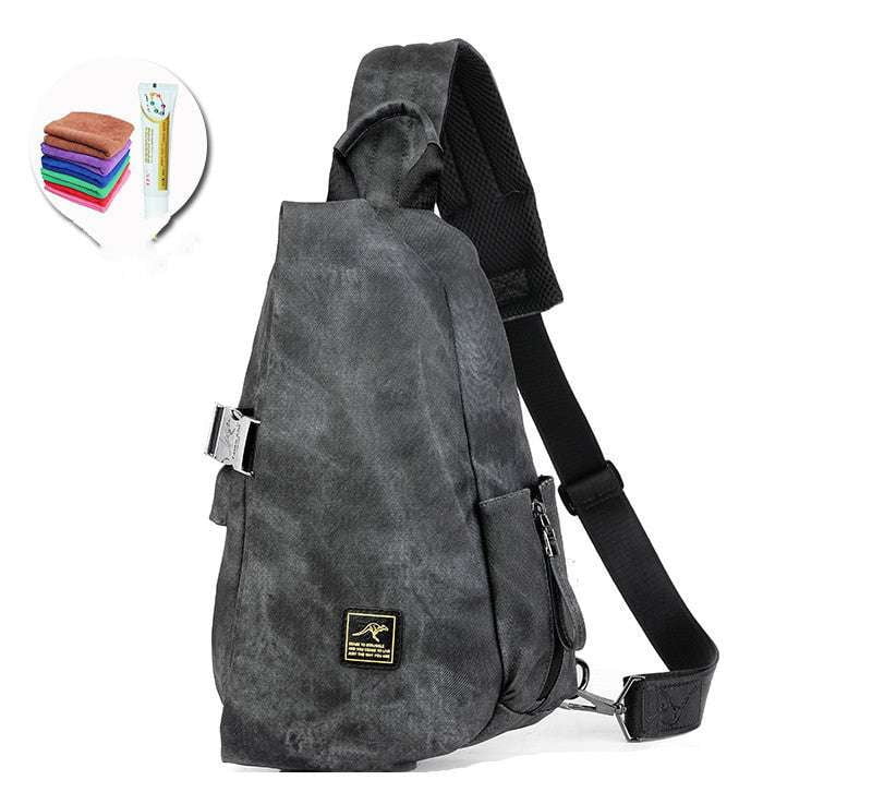 casual messenger bag, crossbody sling bag, men's shoulder bag - available at Sparq Mart