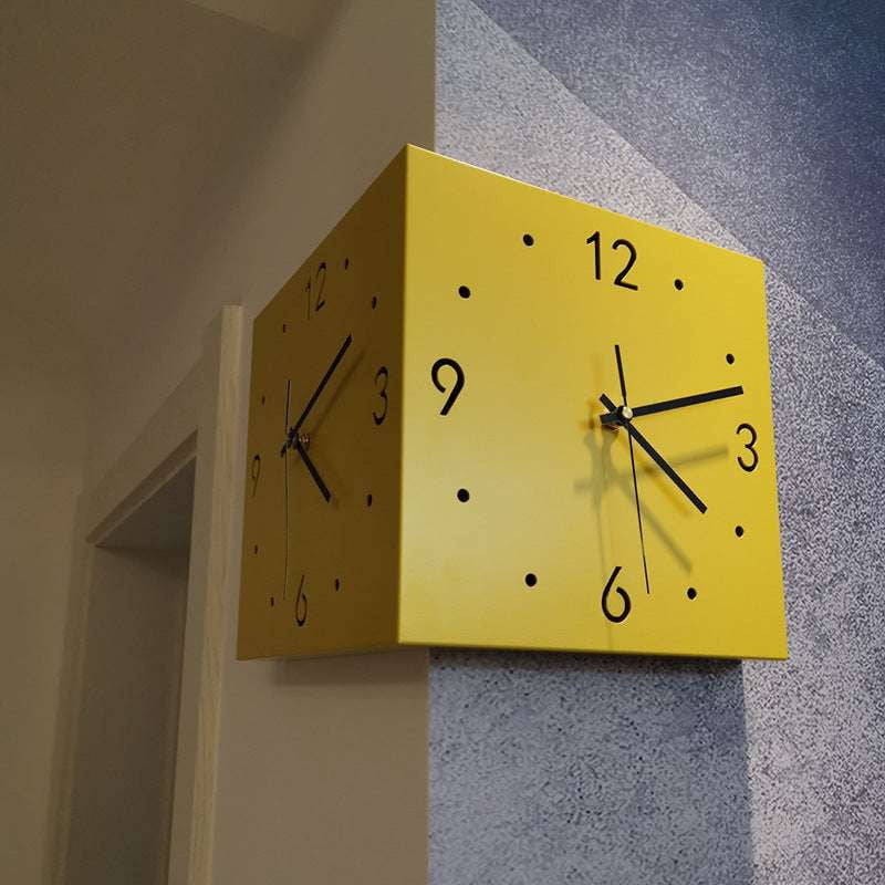 Decorative Wall Clock, Iron Digital Clock, LED Hollow Clock - available at Sparq Mart