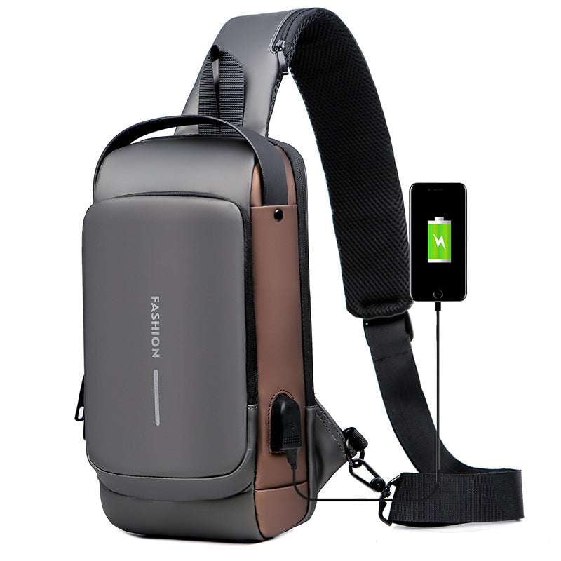 Anti-Theft Messenger, Fashion Chest Pack, Secure Travel Bag - available at Sparq Mart