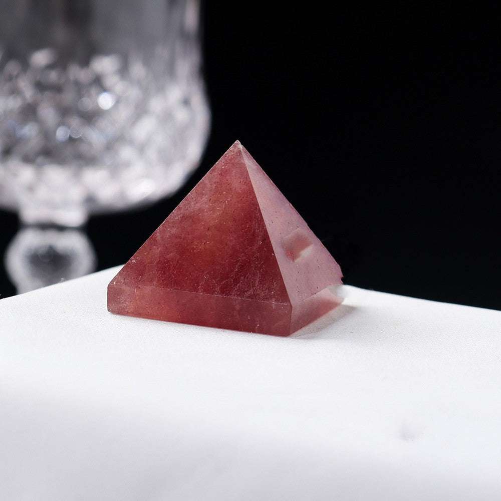 Crystal pyramid ornaments, Gemstone polishing, Sparq Mart - available at Sparq Mart