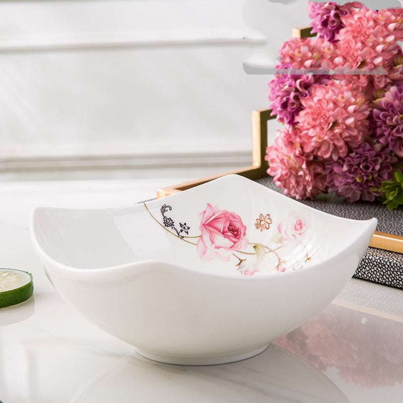 Ceramic Serving Dish, Decorative Salad Bowl, Nordic Salad Bowl - available at Sparq Mart