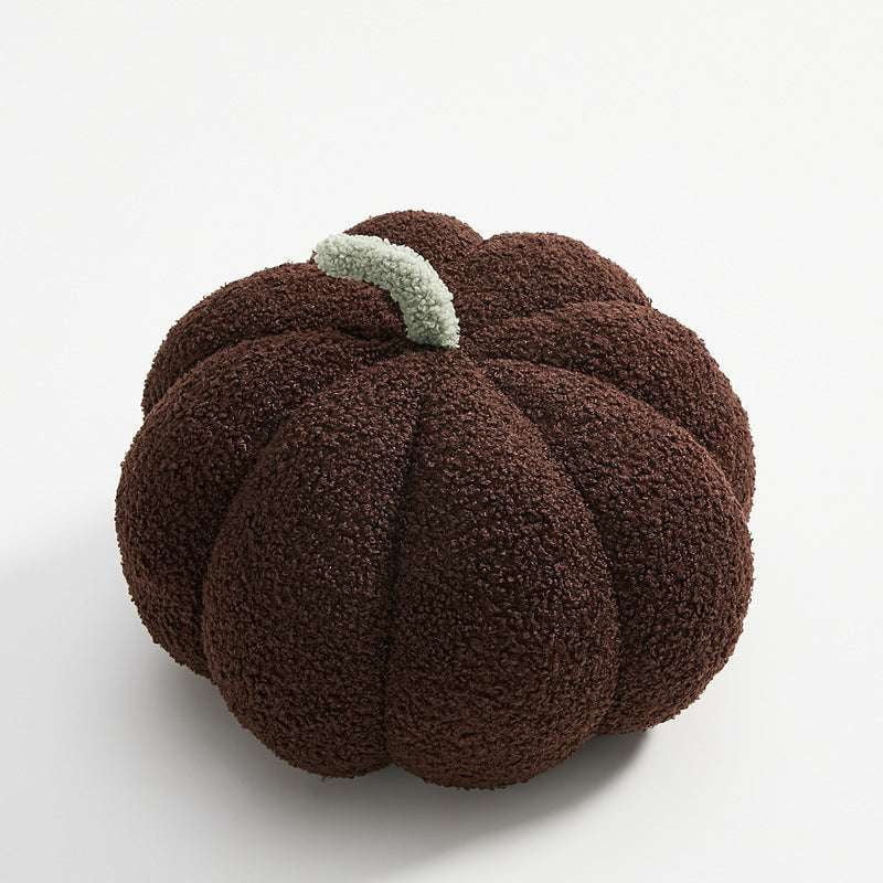 Knitted Yarn, Nordic Pumpkin Round Pillow, Plush Pillow - available at Sparq Mart