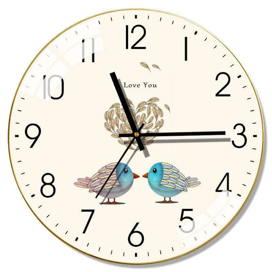 modern wall clock, Nordic silent clock, stylish timepiece decor - available at Sparq Mart