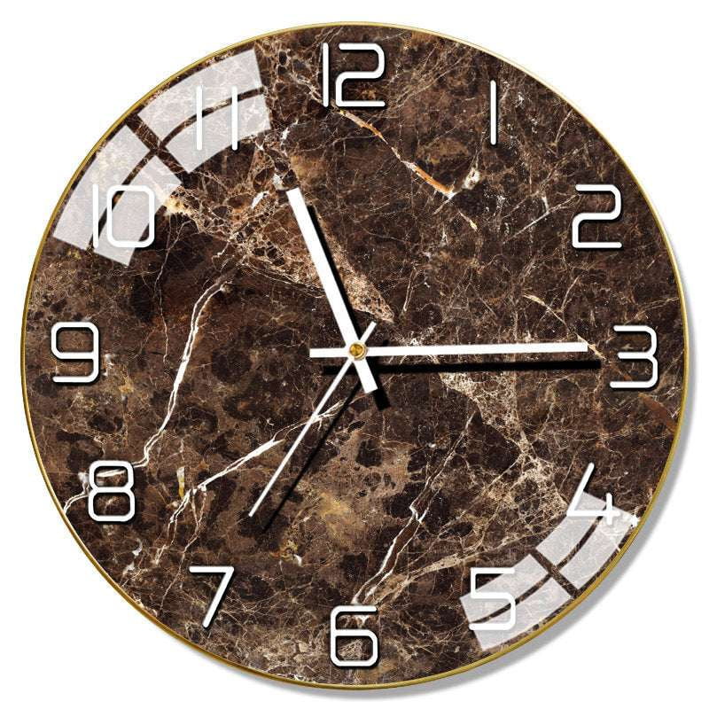 modern wall clock, Nordic silent clock, stylish timepiece decor - available at Sparq Mart