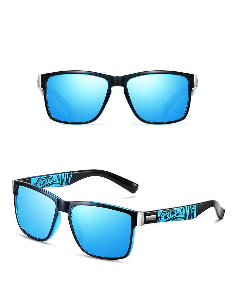 Men's Outdoor Sunglasses, Polarized Square Sunglasses, UV400 Sunglasses Protection - available at Sparq Mart