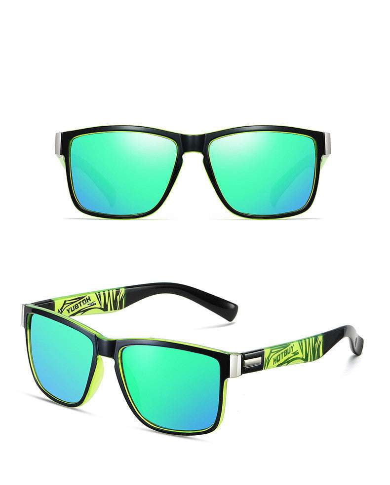 Men's Outdoor Sunglasses, Polarized Square Sunglasses, UV400 Sunglasses Protection - available at Sparq Mart