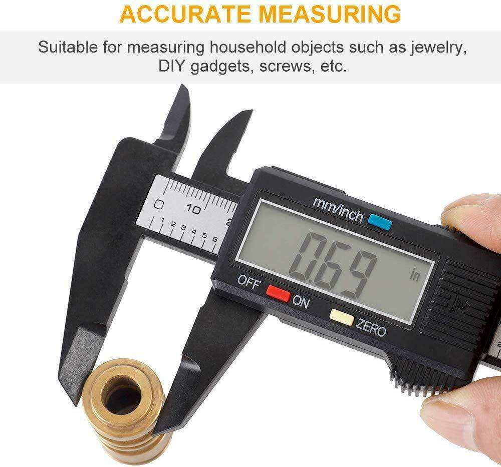 carbon fiber vernier, micrometer ruler 150mm, precision digital caliper - available at Sparq Mart