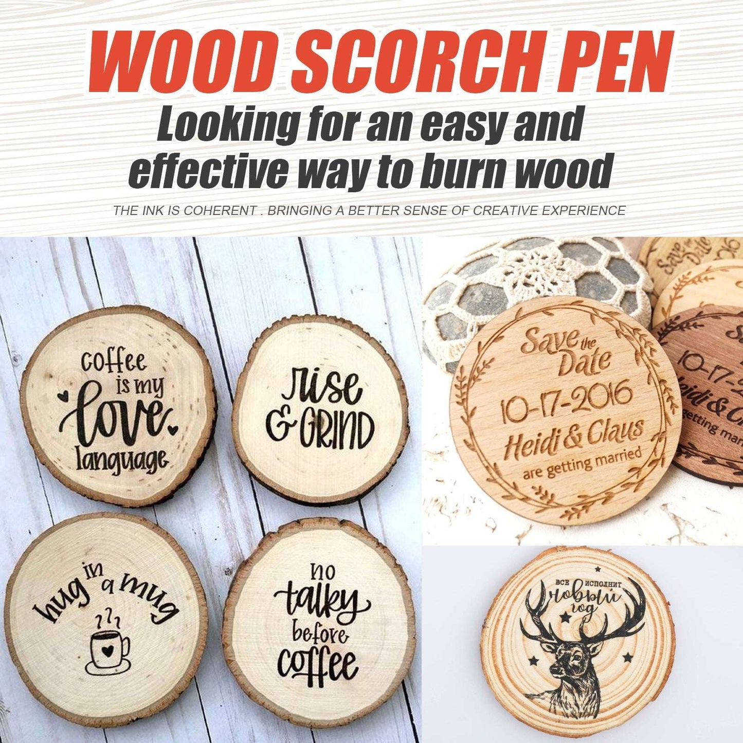 Custom Wood Mark, Precision Engraving Pen, Wood Burning Pen - available at Sparq Mart